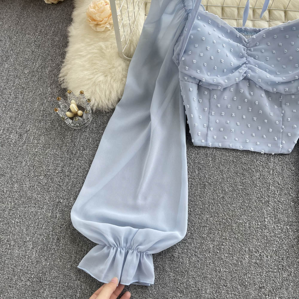 Cropped Manga Longa Bufante Nath