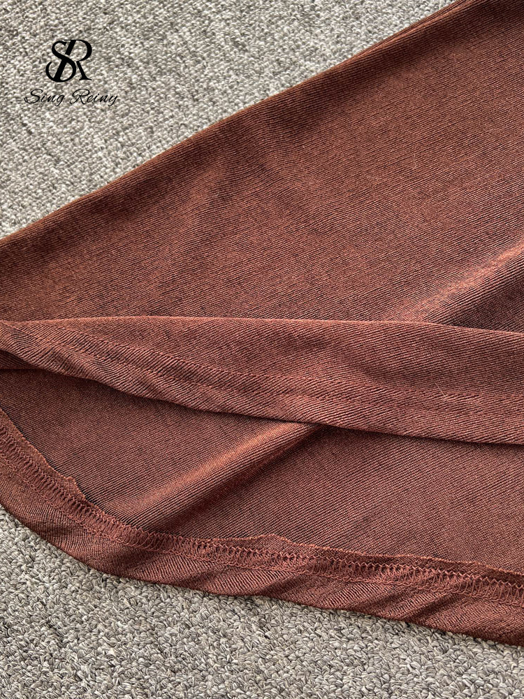 Conjunto Top Tomara Que Caia Saia Longa Serena