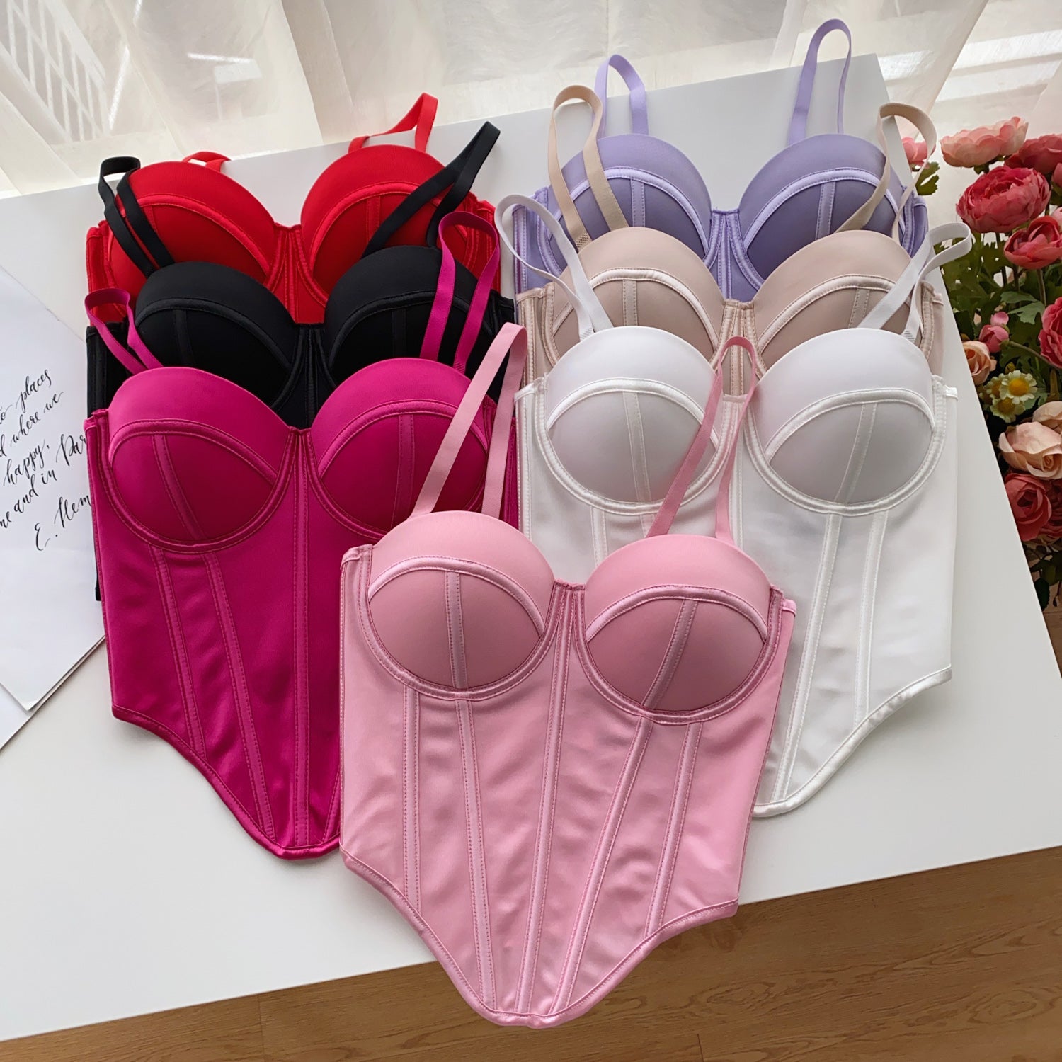 Top Estruturado Alça Fina Íris