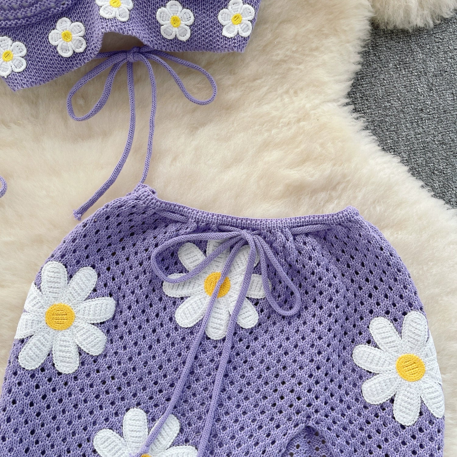 Conjunto Top Alça Fina Shorts Curto Luna