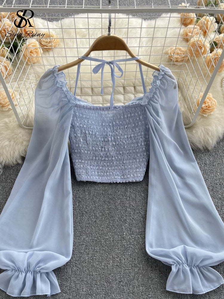 Cropped Manga Longa Bufante Nath