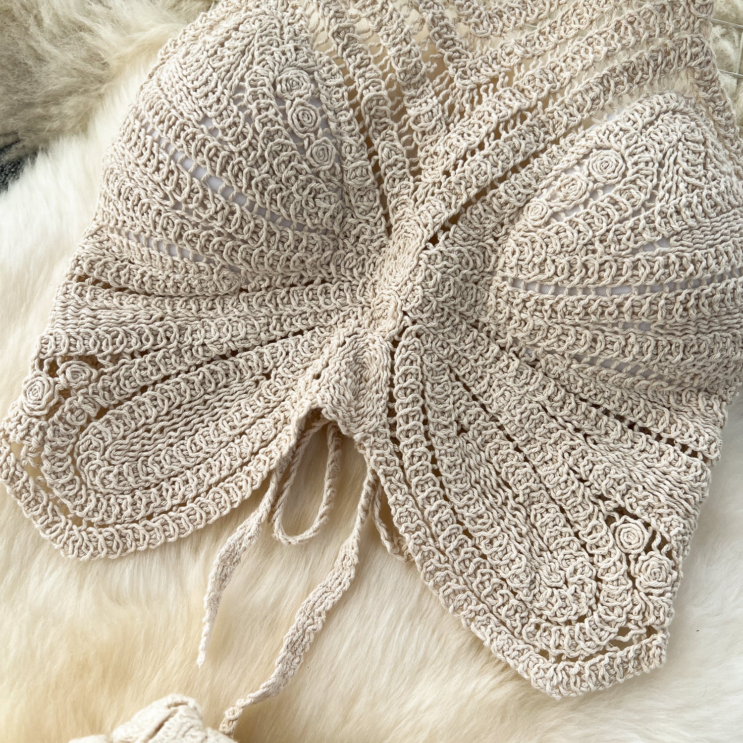 Conjunto Cropped Tricot Saia Longo Serena