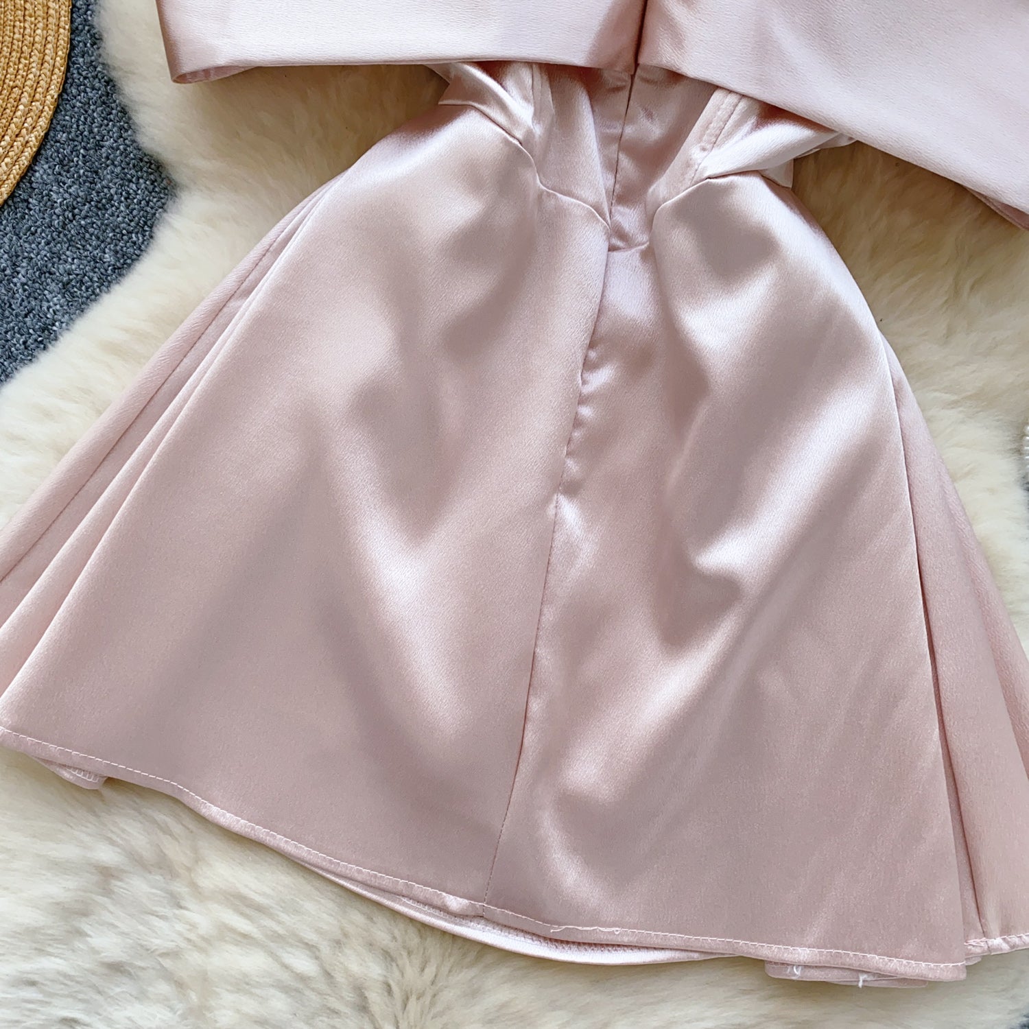 Vestido Curto Ombro A Ombro Laço Aurora