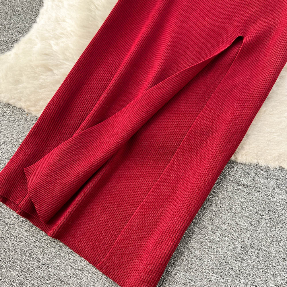 Conjunto Cropped Manga Longa Saia Longa Sofia