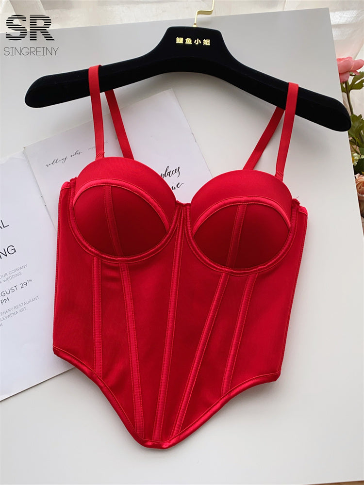 Top Estruturado Alça Fina Íris