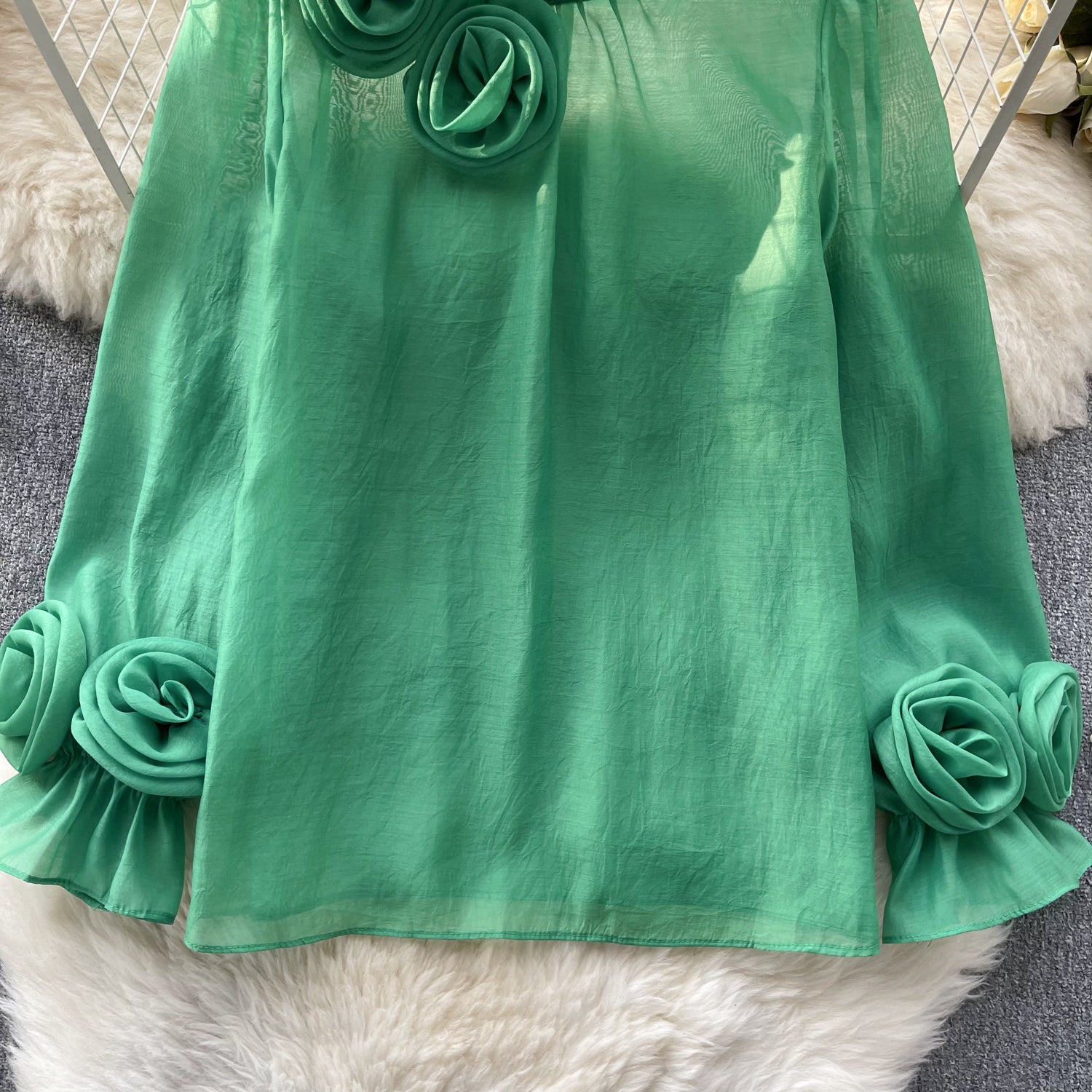 Blusa Manga Longa Floral Helena