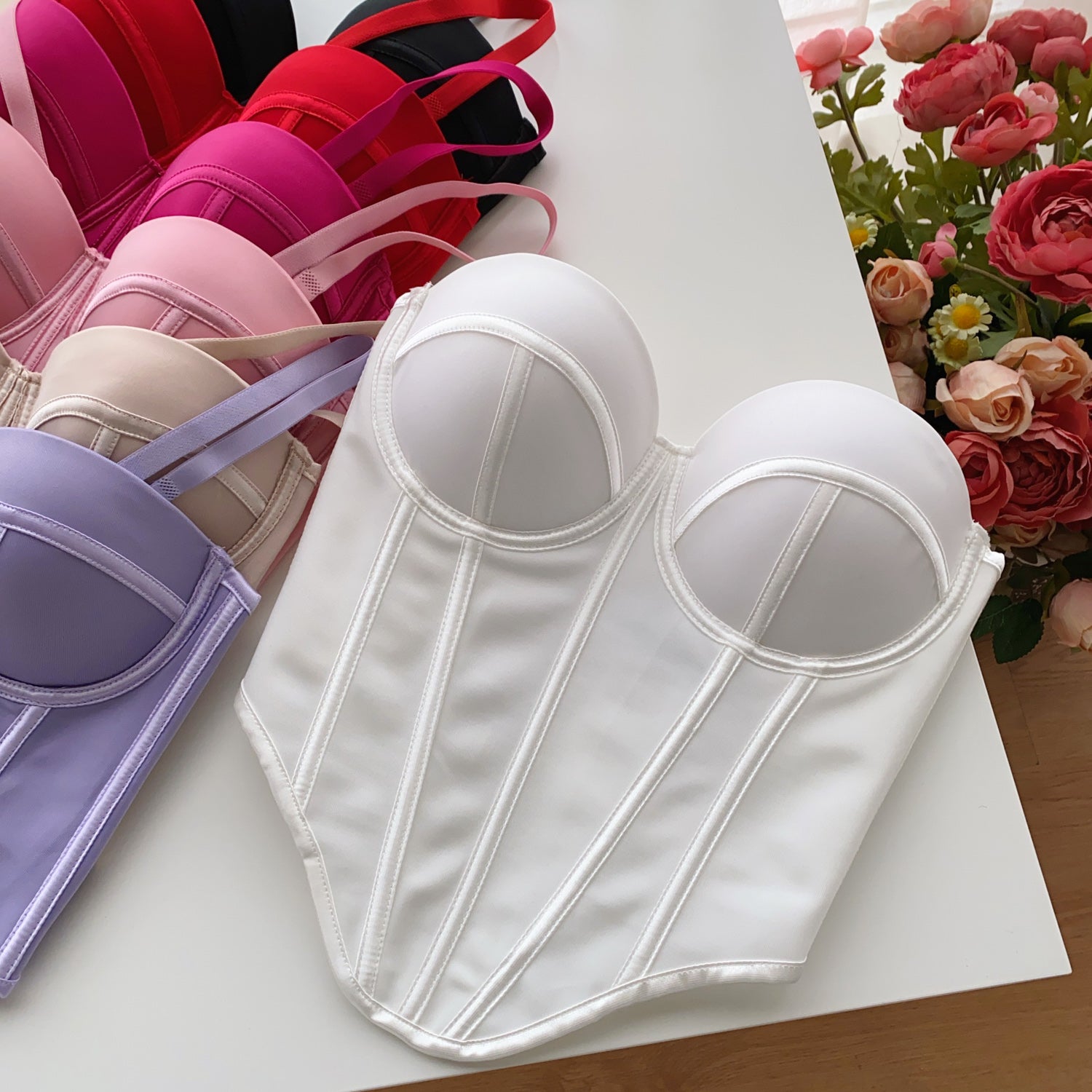 Top Estruturado Alça Fina Íris