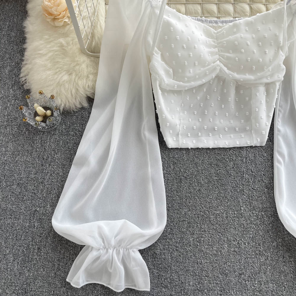 Cropped Manga Longa Bufante Nath