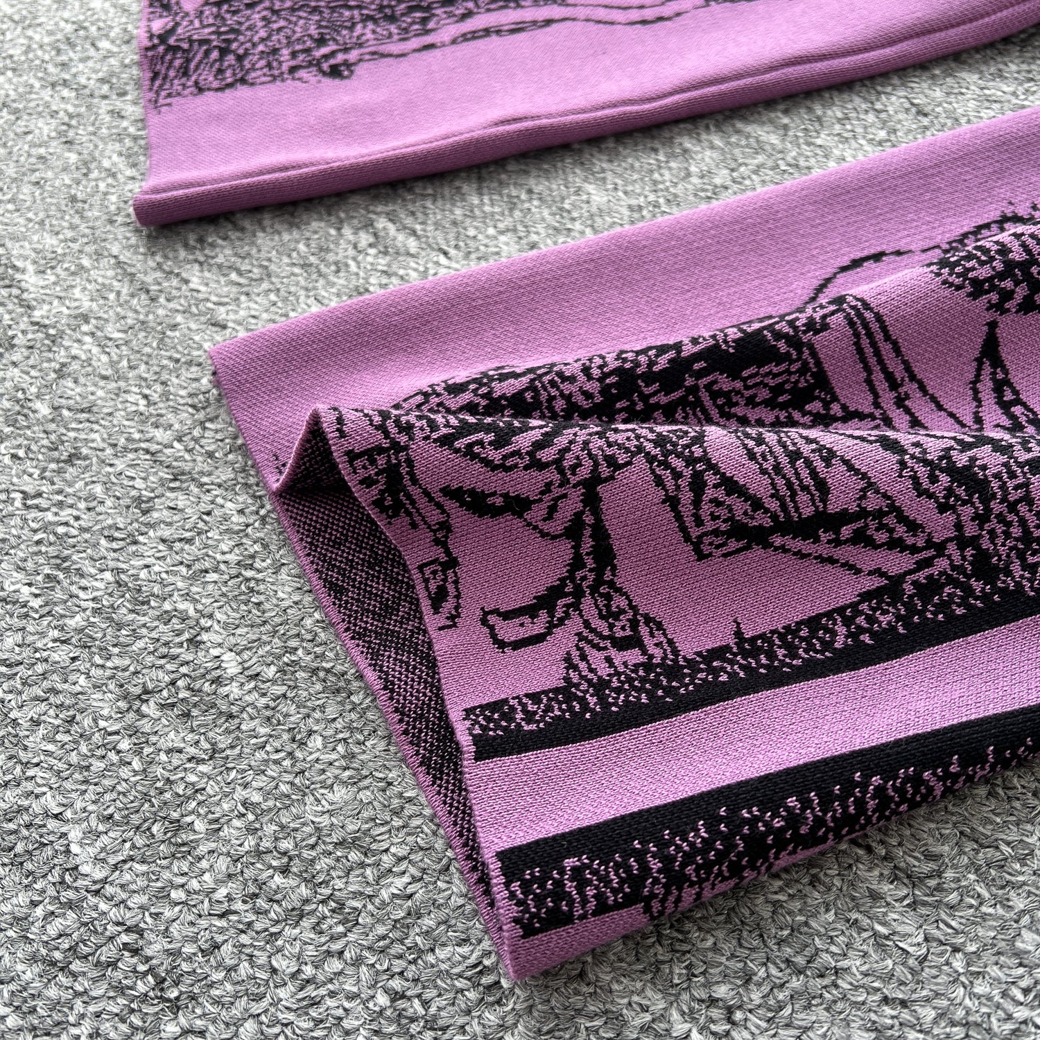 Conjunto Cardigã Jacquard Manga Longa Calça Bianca