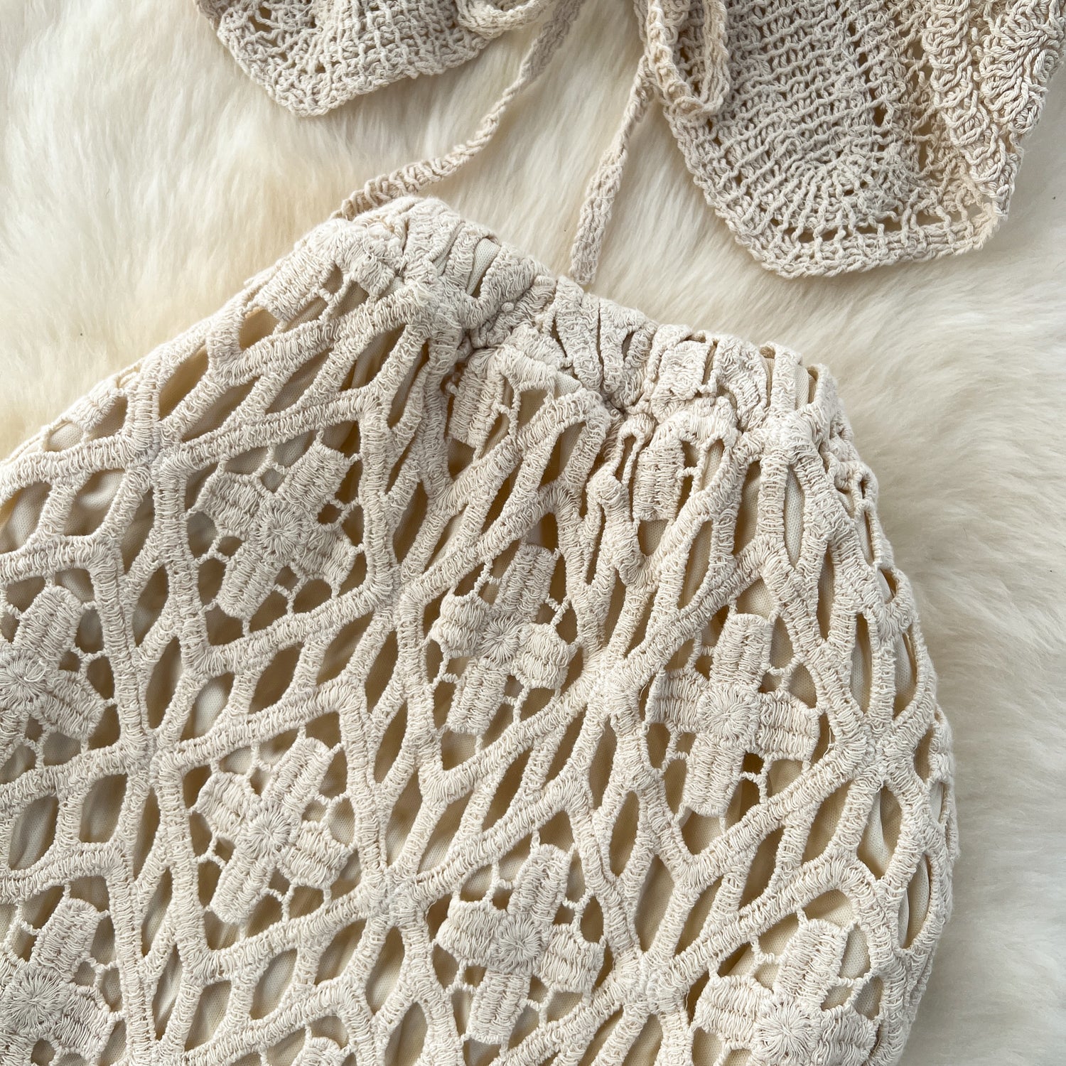 Conjunto Cropped Tricot Saia Longo Serena