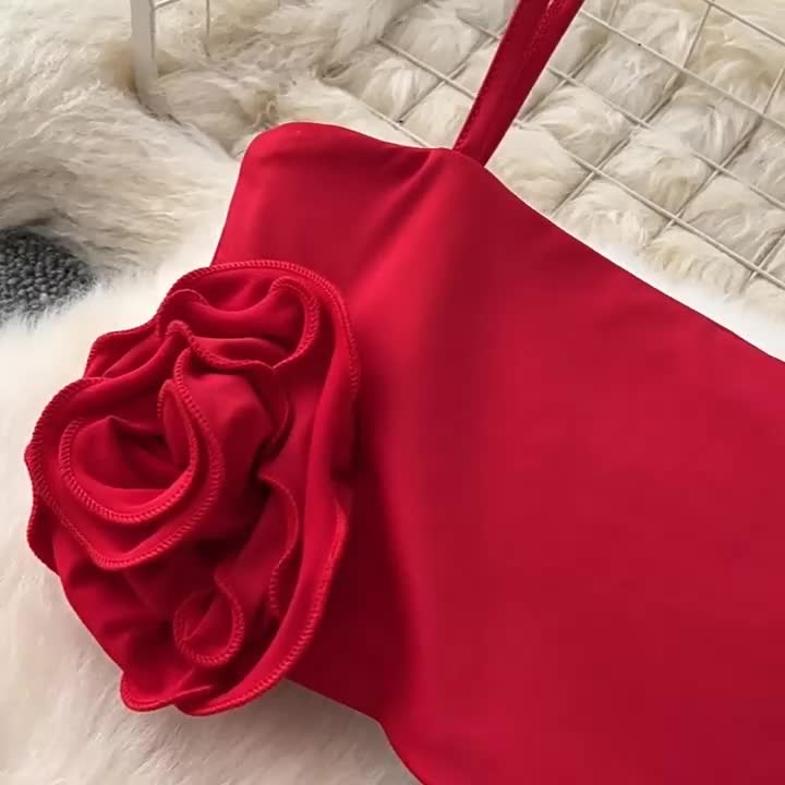 Conjunto Cropped Flor Alça Fina Calça Longa Bianca