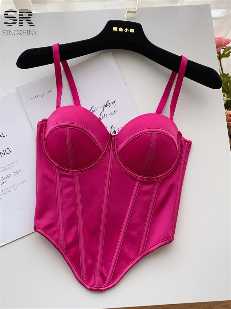 Top Estruturado Alça Fina Íris