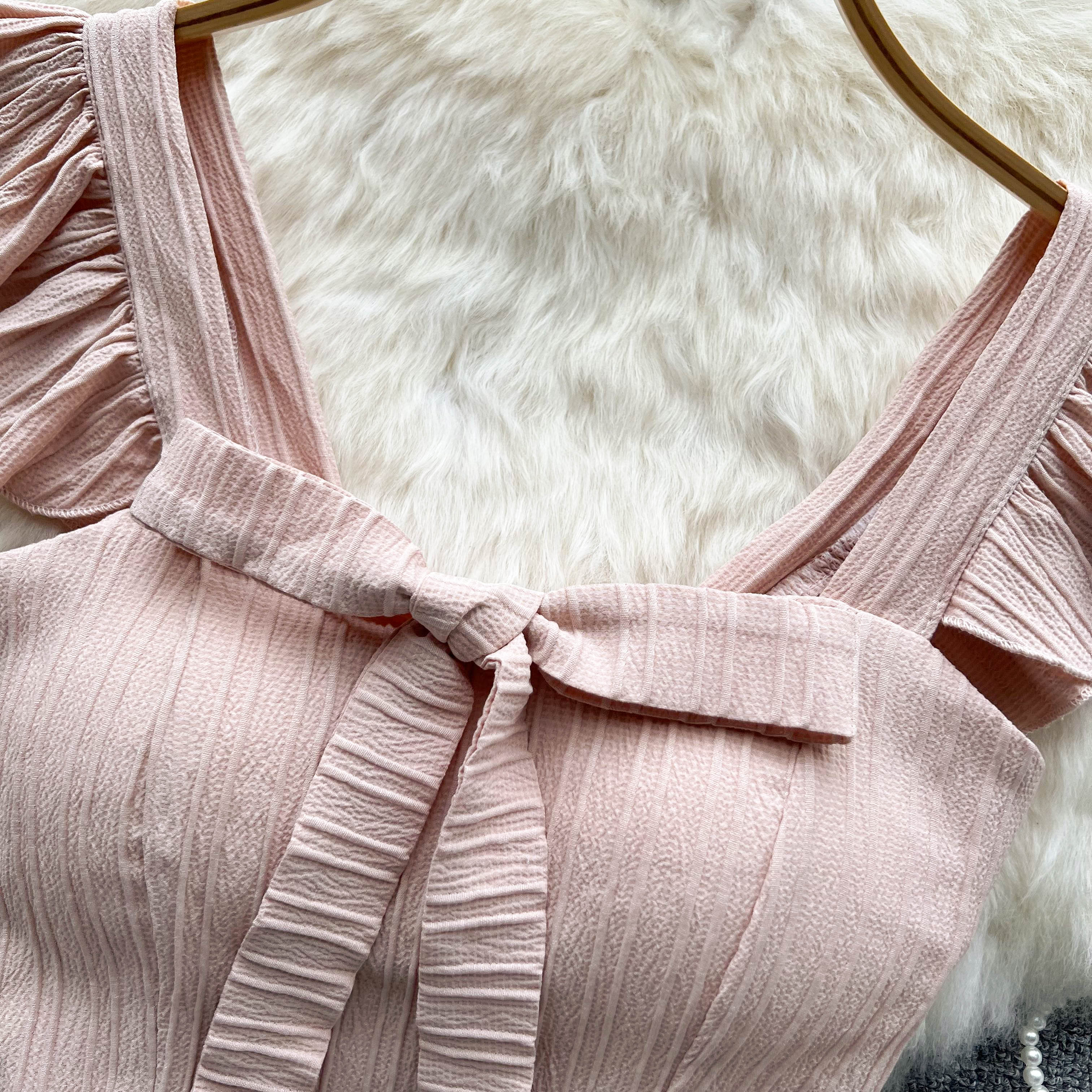 Cropped Estruturado Babados Luna