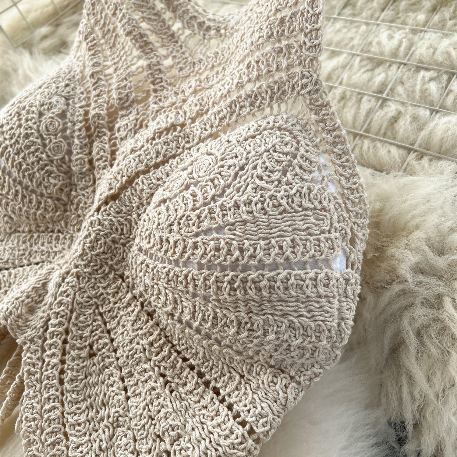 Conjunto Cropped Tricot Saia Longo Serena