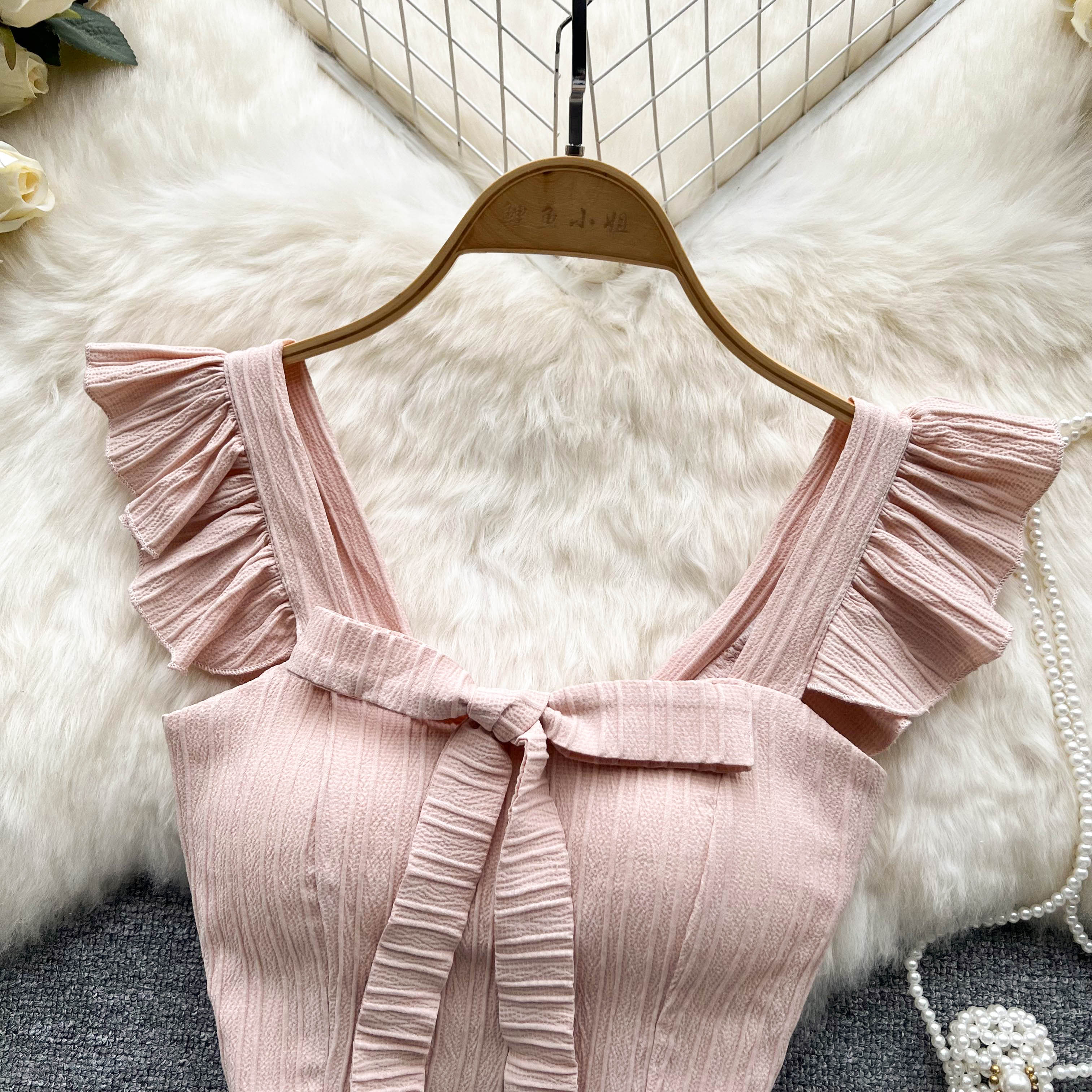 Cropped Estruturado Babados Luna