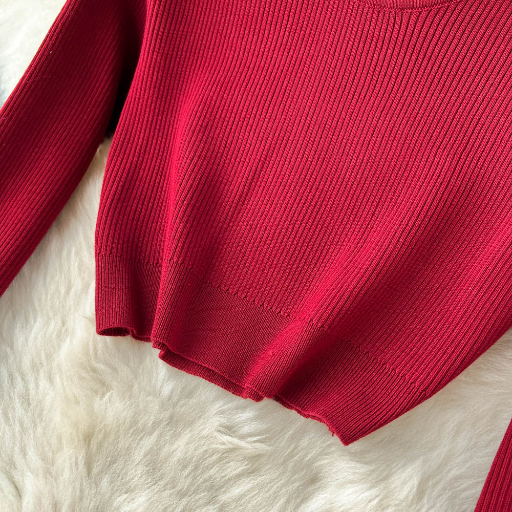 Conjunto Cropped Manga Longa Saia Longa Sofia