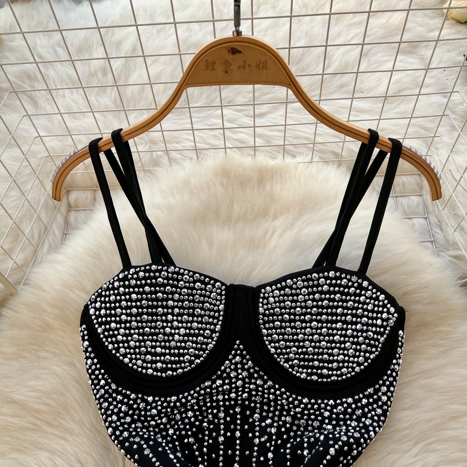 Vestido Longo Alça Fina Pérola Chloe