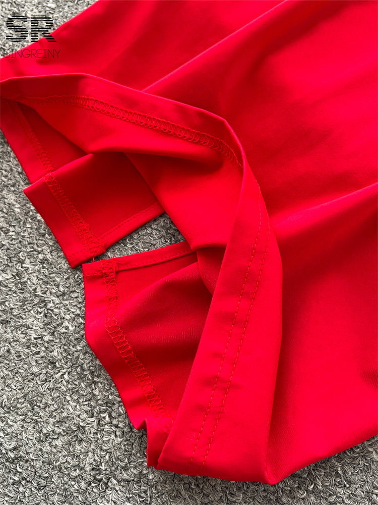 Conjunto Cropped Flor Alça Fina Calça Longa Bianca