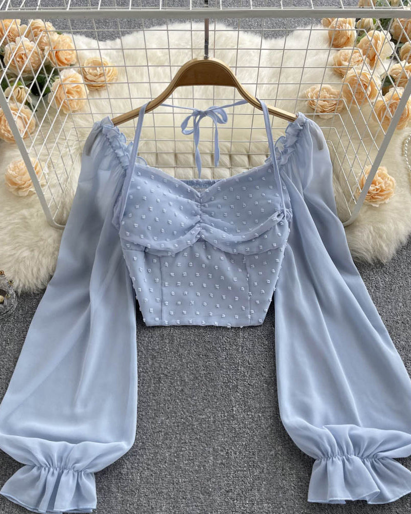 Cropped Manga Longa Bufante Nath