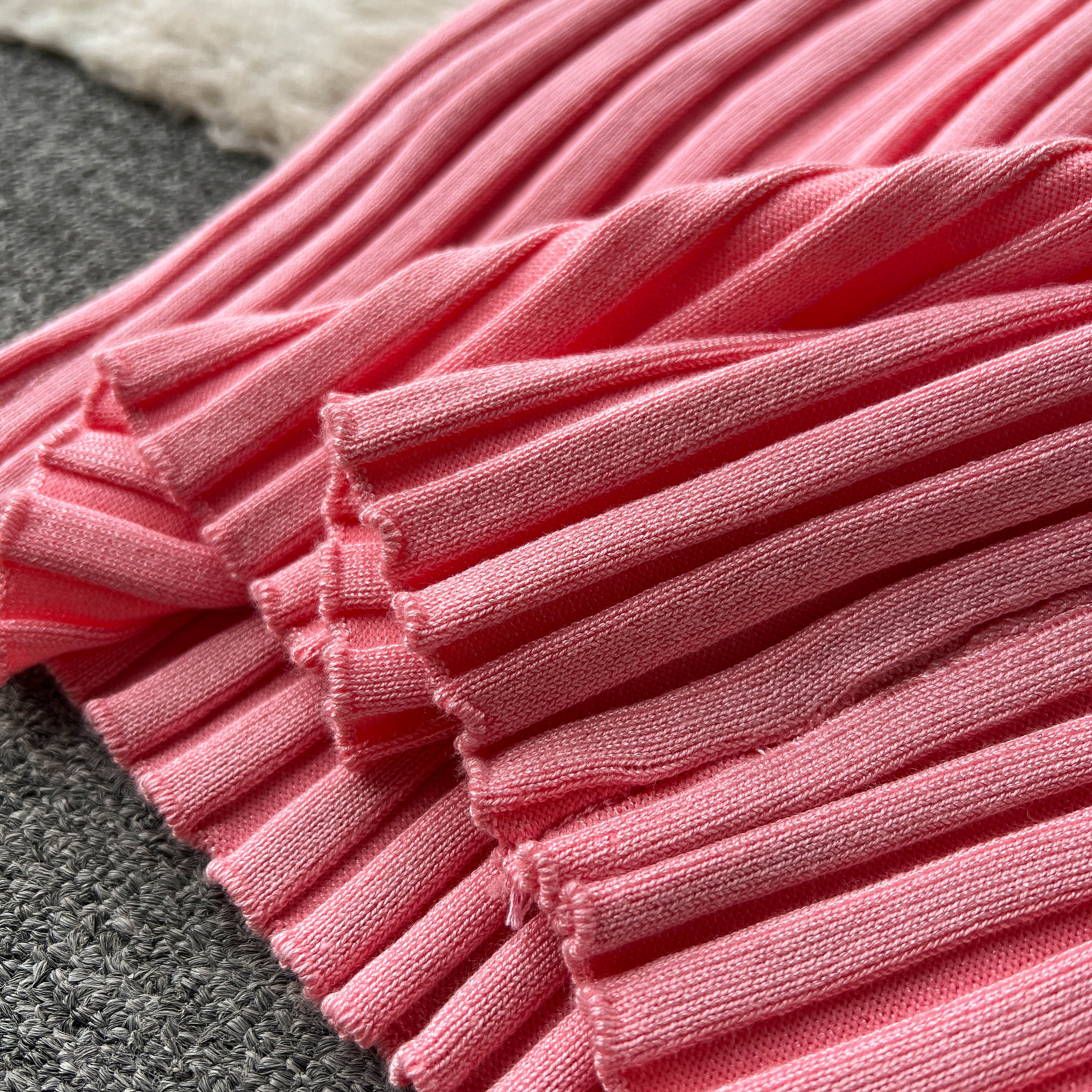 Conjunto Cropped Manga Curta Saia Midi Luna