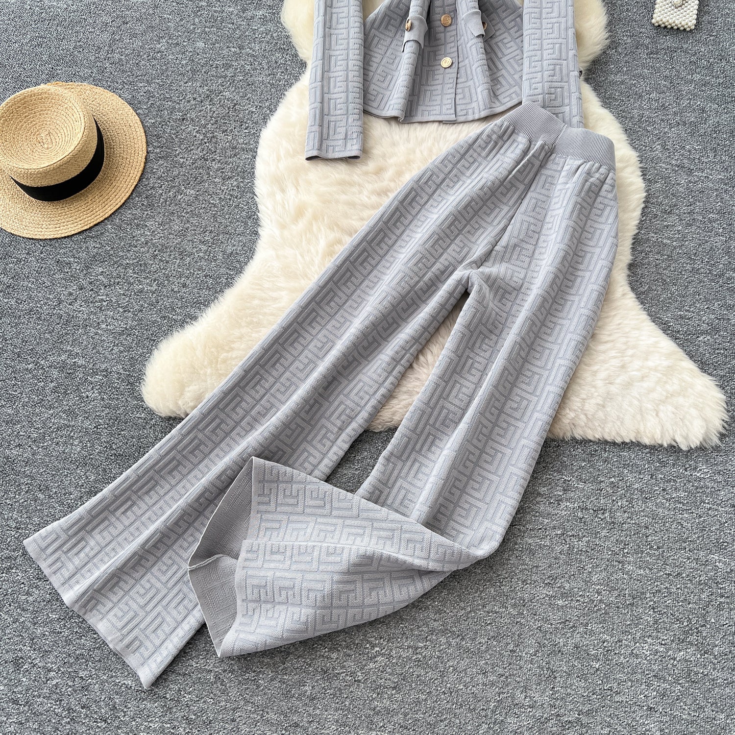 Conjunto Blazer Manga Longa Calça Alfaiataria Elisa