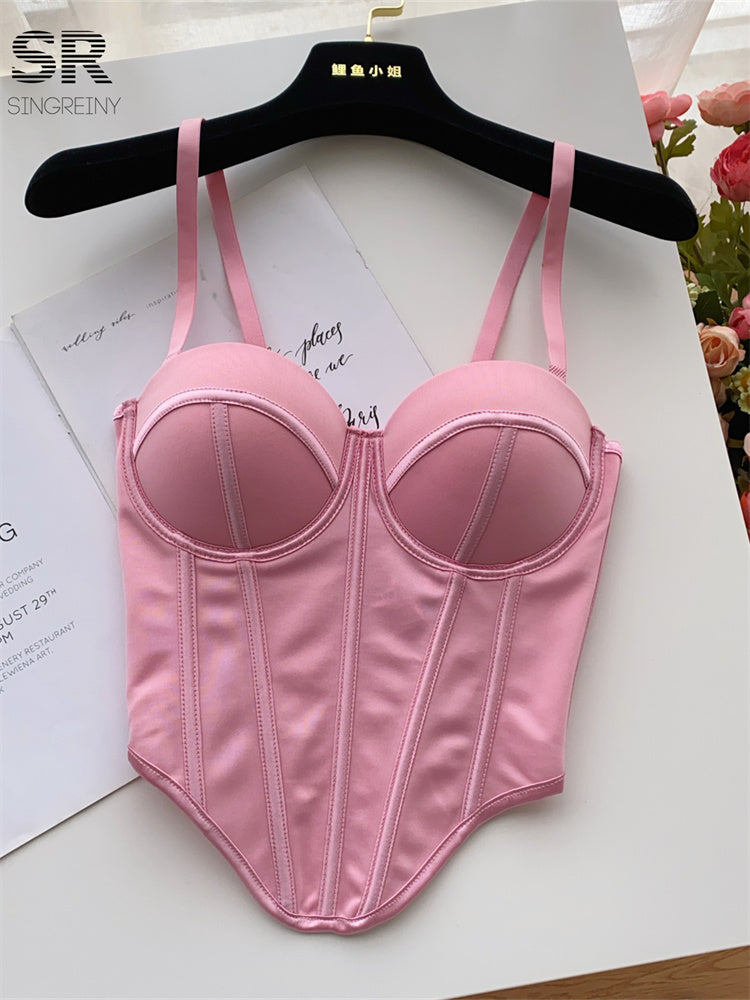 Top Estruturado Alça Fina Íris