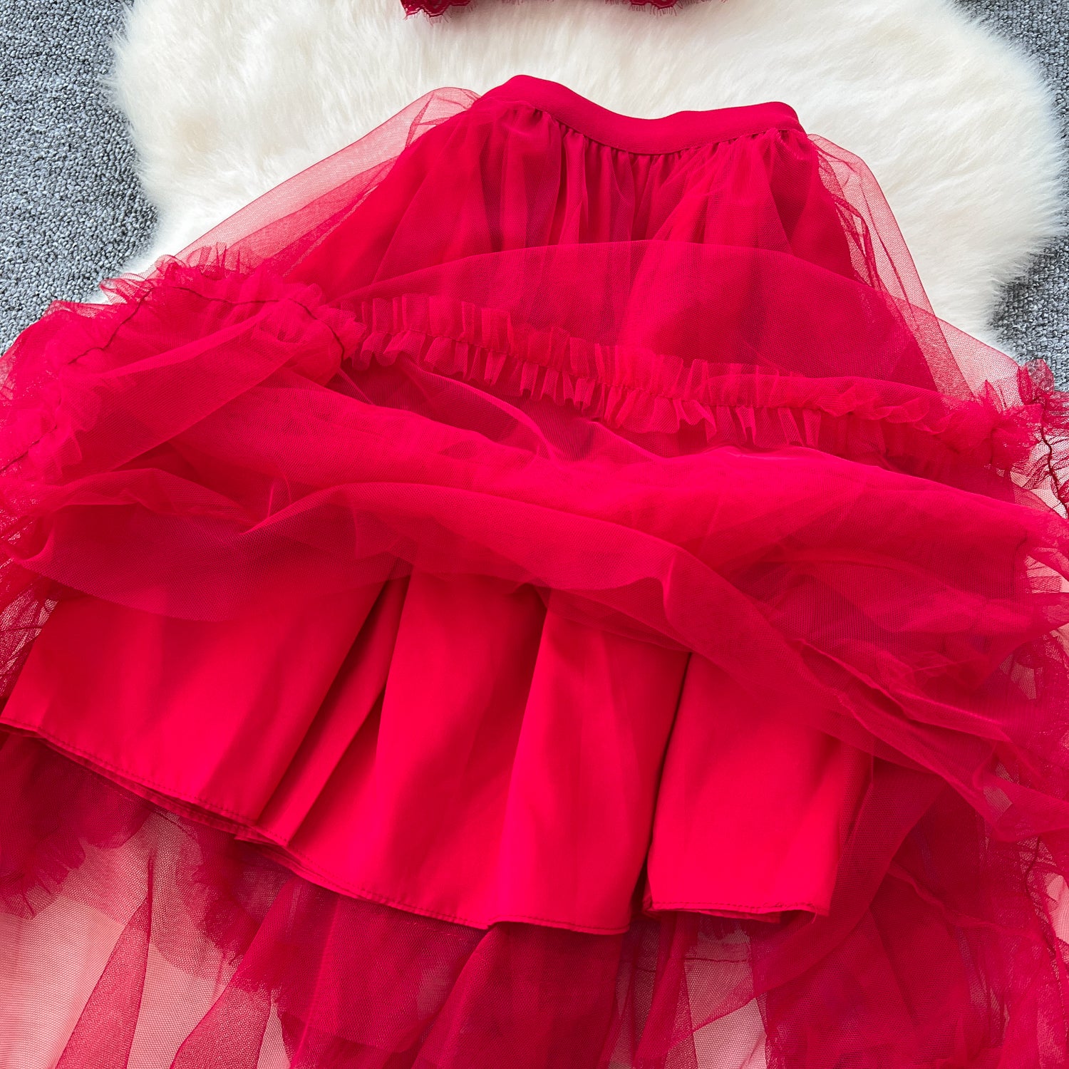 Conjunto Cropped Renda Alça Fina Saia Longa Chloe