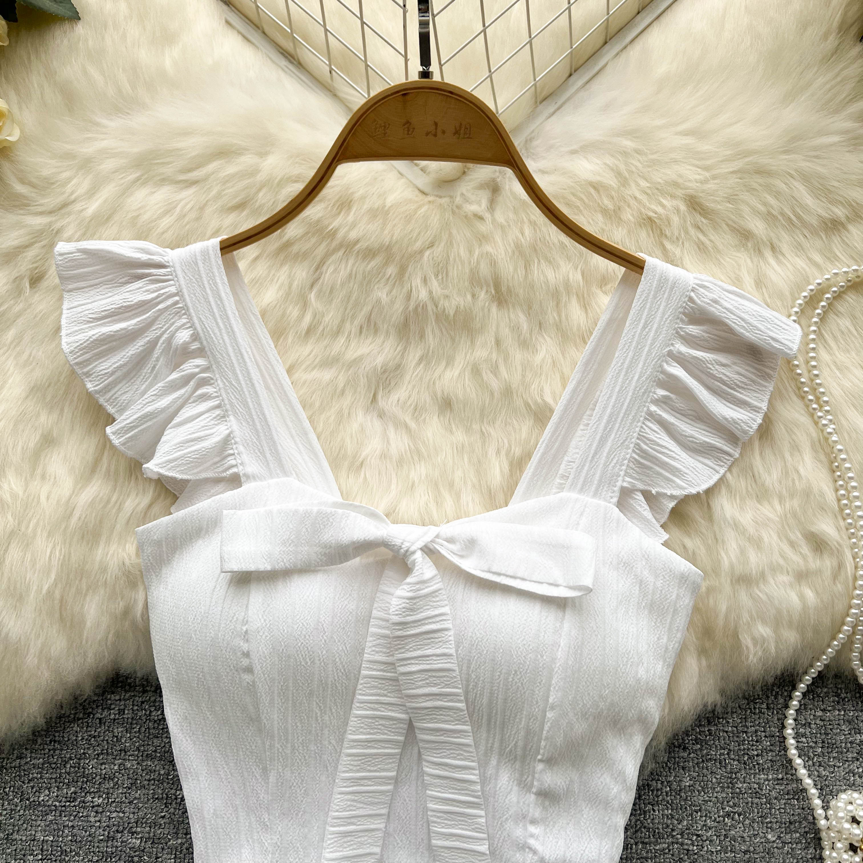 Cropped Estruturado Babados Luna