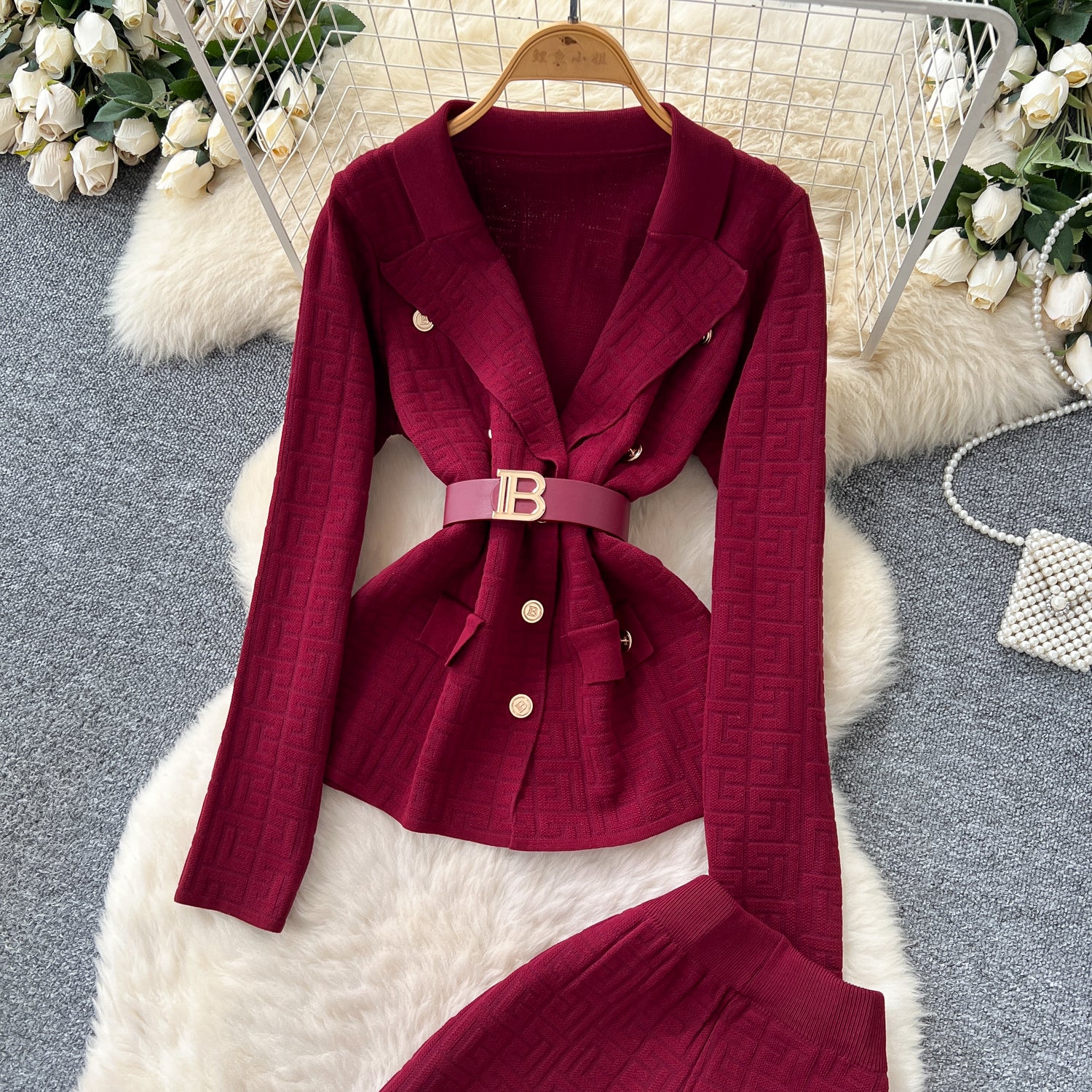 Conjunto Blazer Manga Longa Calça Alfaiataria Elisa