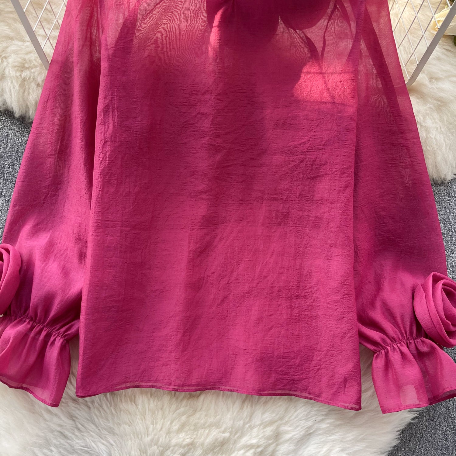 Blusa Manga Longa Floral Helena